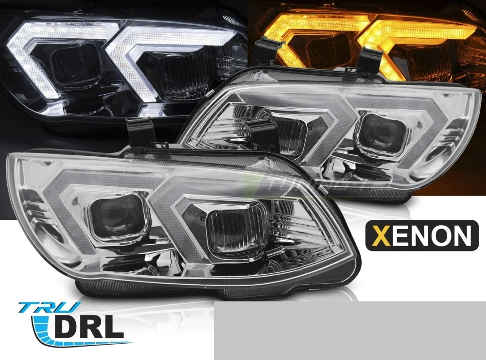 Frontlykter BMW 3-serie E92/E93 LCI 2010-2013 Xenon Krom - LPBMR7
