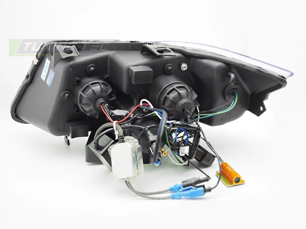 Frontlykter BMW 3 Serie (E90/E91) 05-11 - Xenon LED Krom