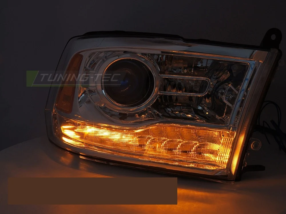Frontlykter Dodge Ram (2009–2018) Krom - LPDO42