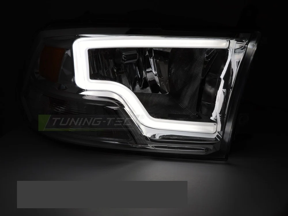 Frontlykter Dodge Ram (2009–2018) Tube Light Krom - LPDO35