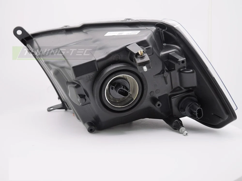 Frontlykter Dodge Ram (2009–2018) Tube Light Svart - LPDO36