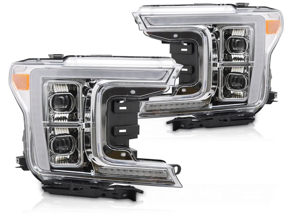 Frontlykter Ford F150 MK13 (2017–2020) Full LED Krom - LPFOB7