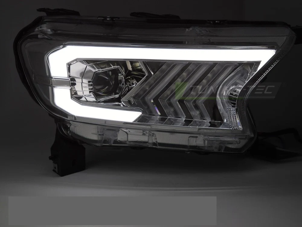 Frontlykter Ford Ranger V (2016–2022) Tube Light Krom - LPFOB9