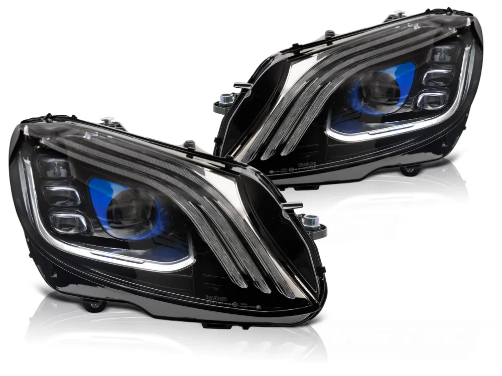 Frontlykter Mercedes C-Klasse W205 (2014–2021) Full LED Svart - LPMEE8