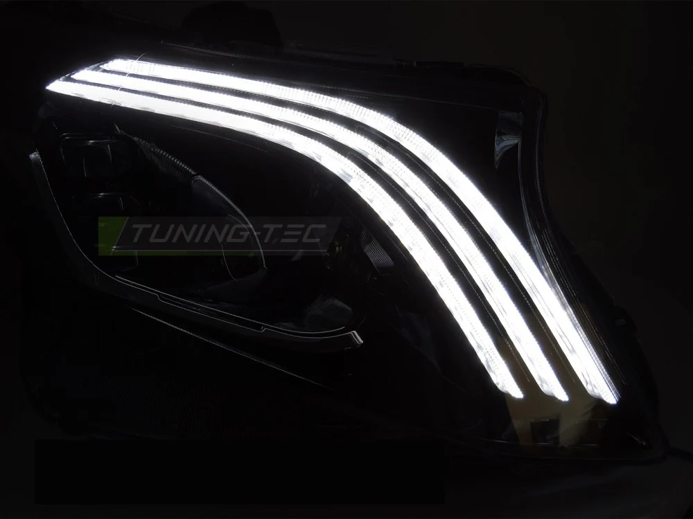 Frontlykter Mercedes C-Klasse W205 (2014–2021) Full LED Svart - LPMEE8