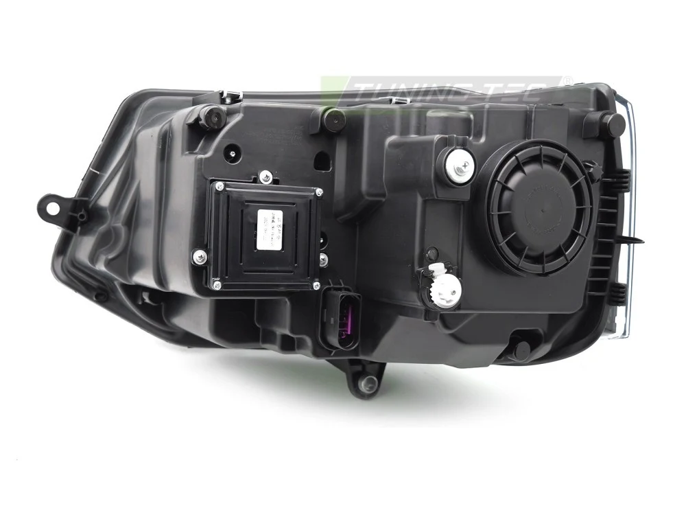 Frontlykter Volkswagen T5 03-15 Full LED DRL Krom
