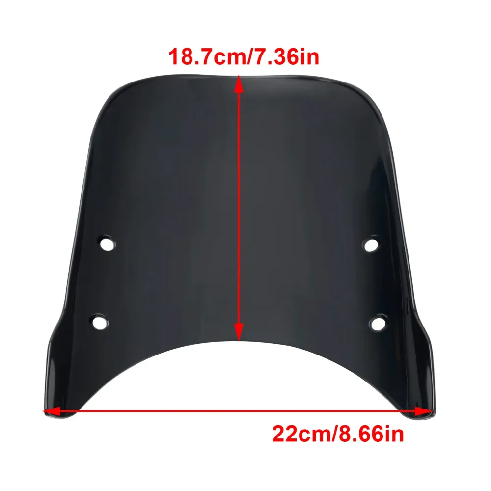 Frontrute frontrute passform Yamaha XSR 700 900 Honda CB400 CB1100 CB1300