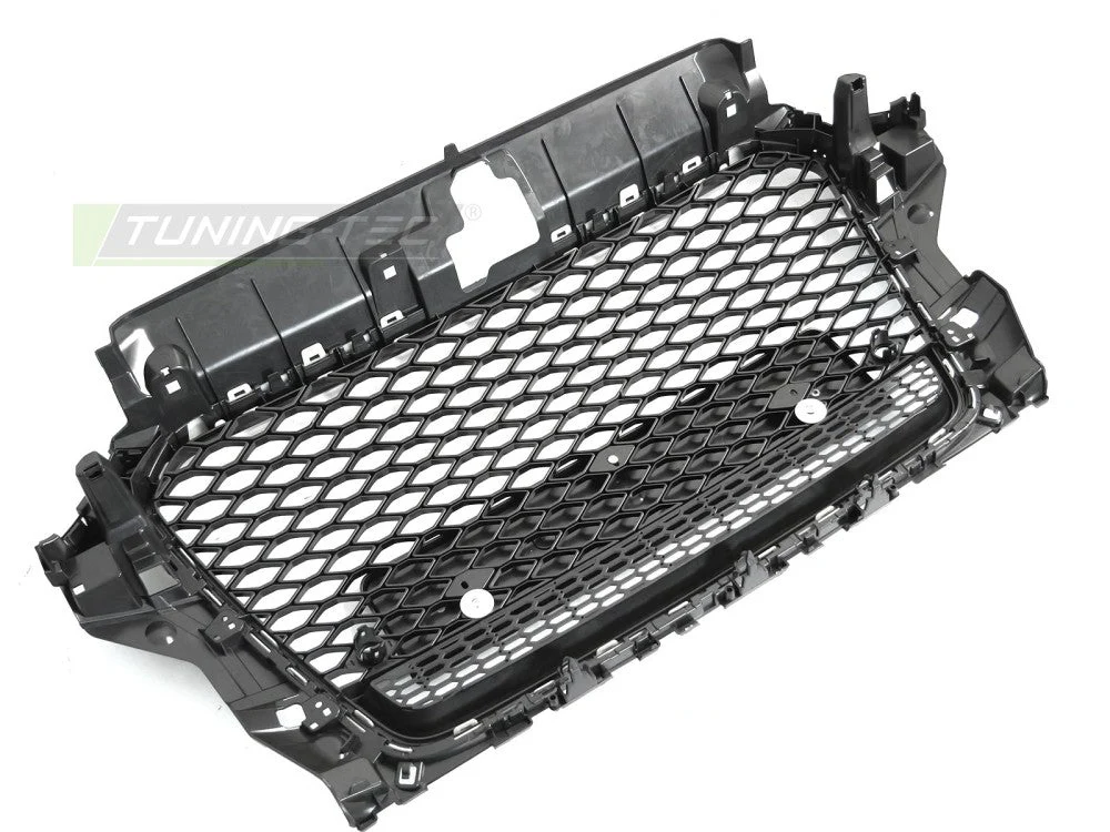 Grill Audi A3 8V 2012-2016 Glossy Black - GRAUD8