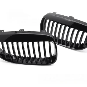 Grill BMW 3-Serie E92/E93 (2007–2010) Coupé/Cabriolet Glossy Svart - GRBN02