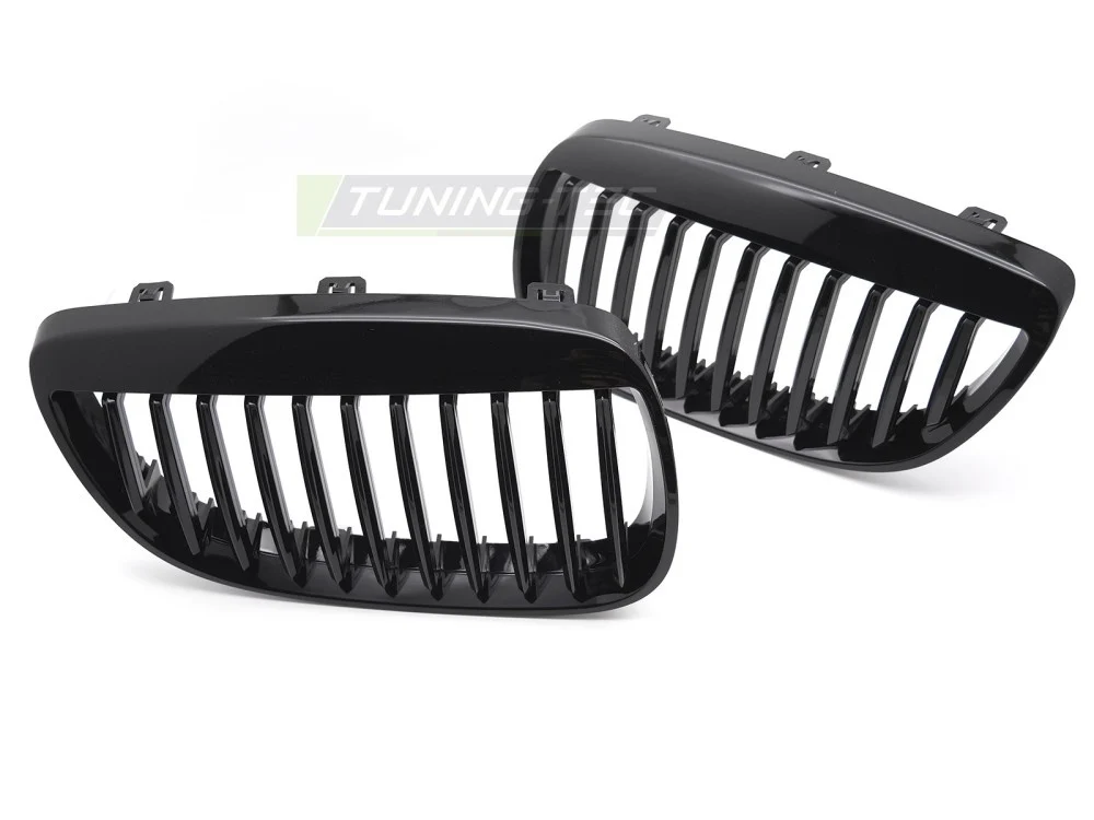 Grill BMW 3-Serie E92/E93 (2007–2010) Coupé/Cabriolet Glossy Svart - GRBN02