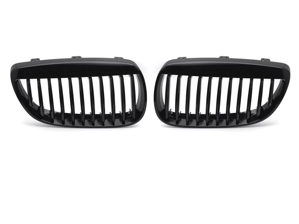 Grill BMW 3-Serie E92/E93 (2007–2010) Coupé/Cabriolet Glossy Svart - GRBN02