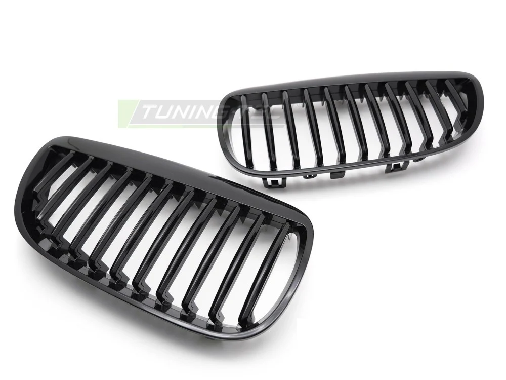 Grill BMW 3-Serie E92/E93 (2007–2010) Coupé/Cabriolet Glossy Svart - GRBN02