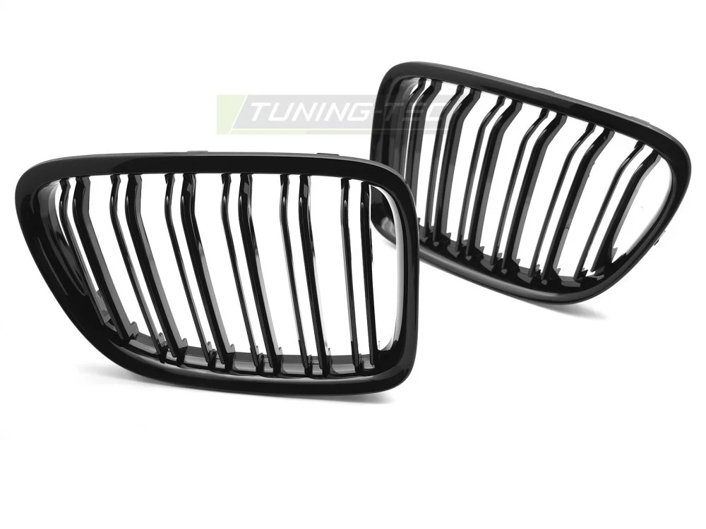 Grill BMW X1 E84 (2009–2014) Sport Double Bar Glossy Svart - GRBMU0
