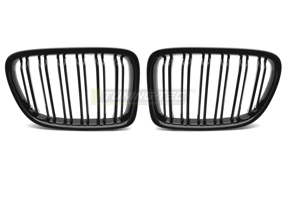 Grill BMW X1 E84 (2009–2014) Sport Double Bar Glossy Svart - GRBMU0