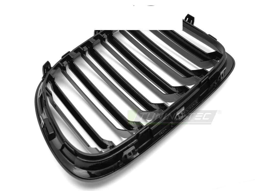 Grill BMW X1 E84 (2009–2014) Sport Double Bar Glossy Svart - GRBMU0