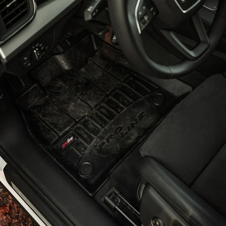 Gulvmatter Vw Amarok I (2009-2020) – 3D Premium med sidekant | Frogum