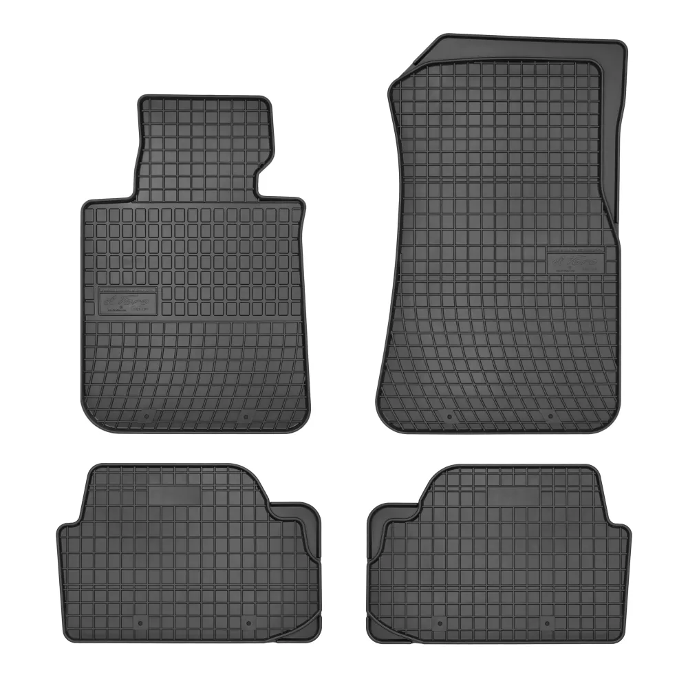 Gulvmatter Bmw 1 (E81/E87/E82) / X1 (E84) / (2004-2011) – med sidekant på 1 cm | Frogum