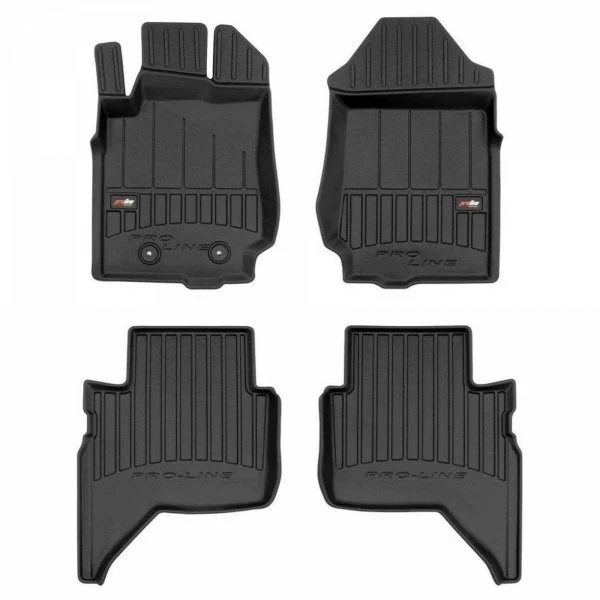 Gulvmatter Ford Ranger (2012-2022) – 3D Premium med sidekant | Frogum
