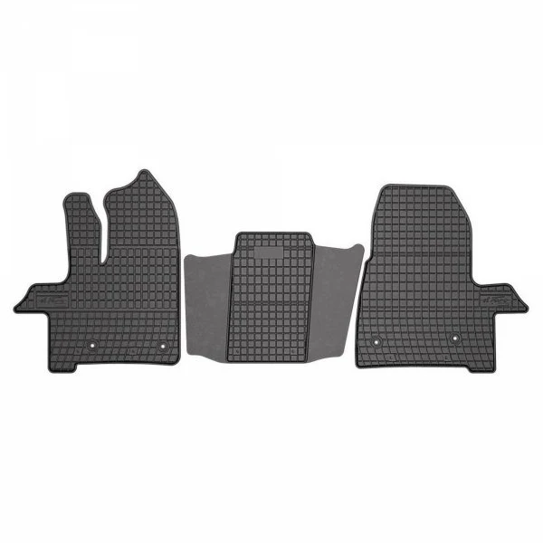 Gulvmatter Ford Transit Custom I Facelift (2017-2023) – med sidekant på 1 cm | Frogum