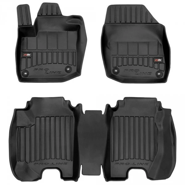 Gulvmatter Honda Civic IX (2011-2016) – 3D Premium med sidekant | Frogum