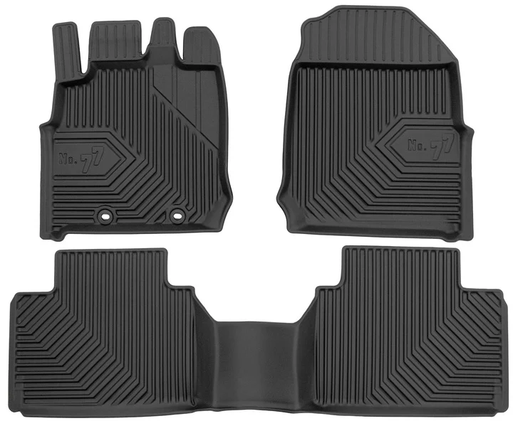 Gulvmatter Isuzu D-Max III (2019-) – 3D Premium med sidekant | Frogum