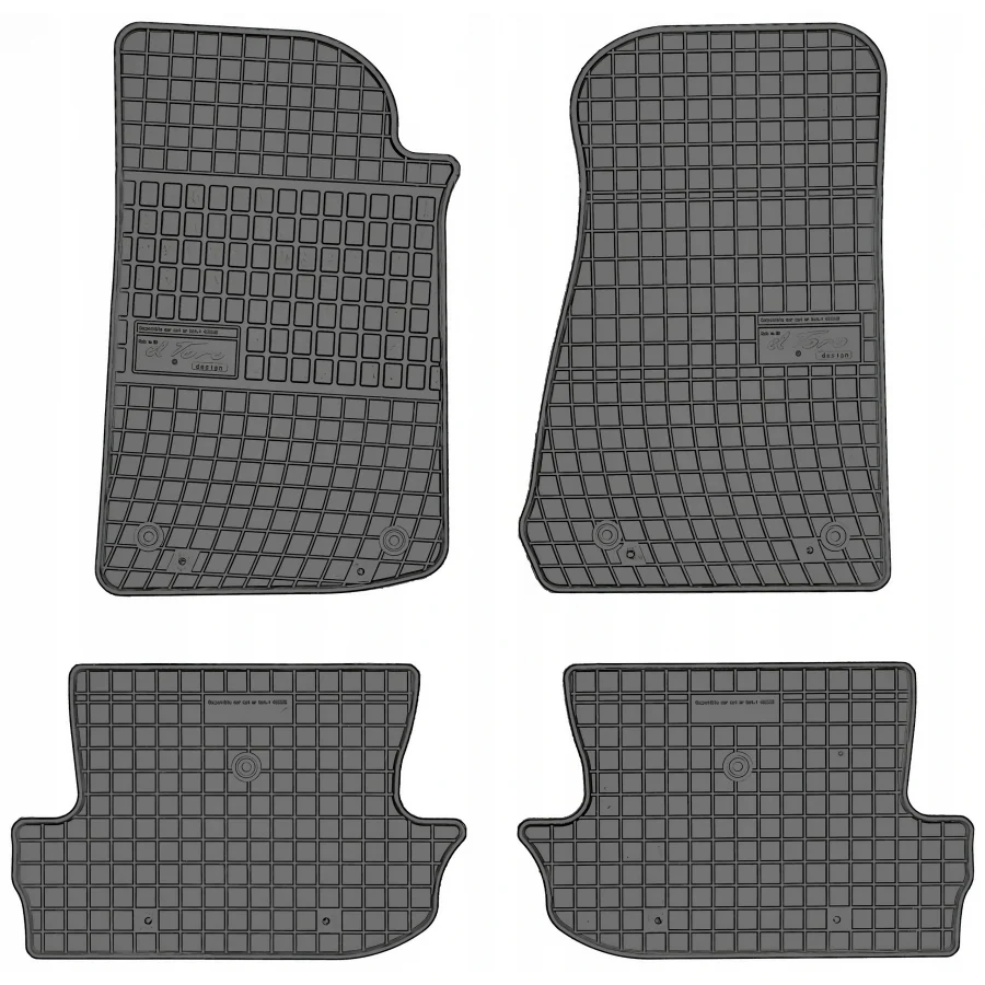 Gulvmatter Jeep Wrangler JL (2017-) – med sidekant på 1 cm | Frogum