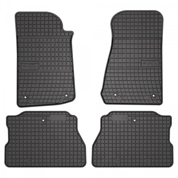Gulvmatter Jeep Wrangler JL (2017-) – med sidekant på 1 cm | Frogum