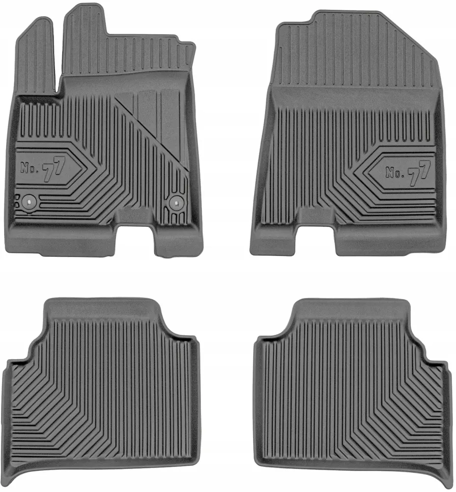 Gulvmatter Kia e-Niro I (2018-2022) – 3D Premium med sidekant | Frogum