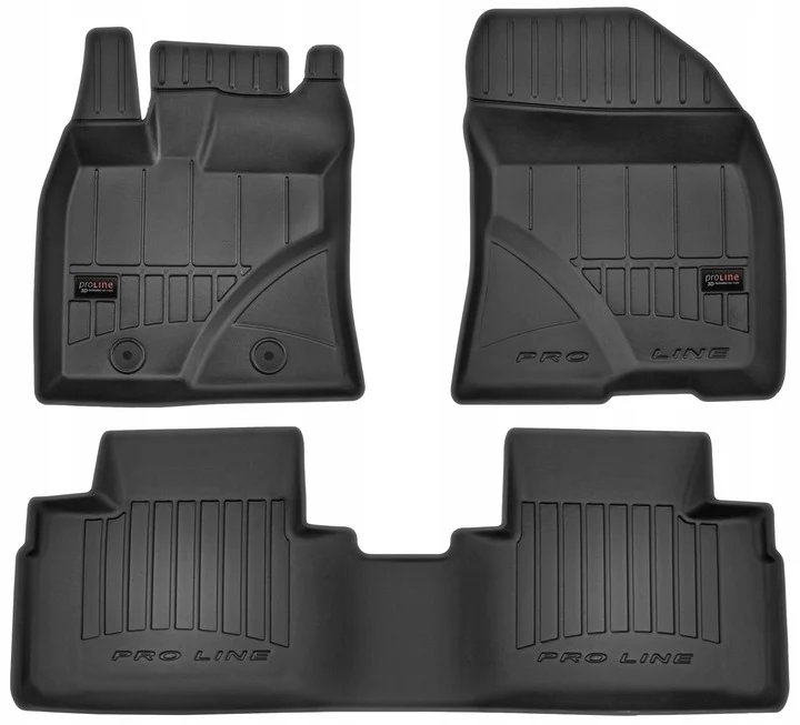 Gulvmatter Kia Sorento III (2014-2020) – 3D Premium med sidekant | Frogum