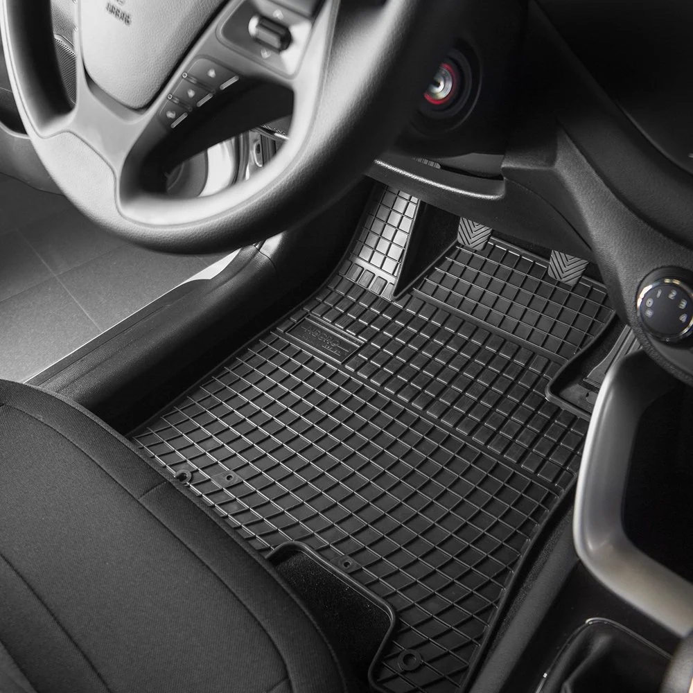 Gulvmatter Mazda 2 (2002-2007) – med sidekant på 1 cm | Frogum