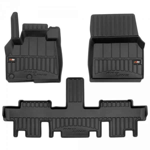 Gulvmatter Renault Espace IV (2002-2014) – 3D Premium med sidekant | Frogum