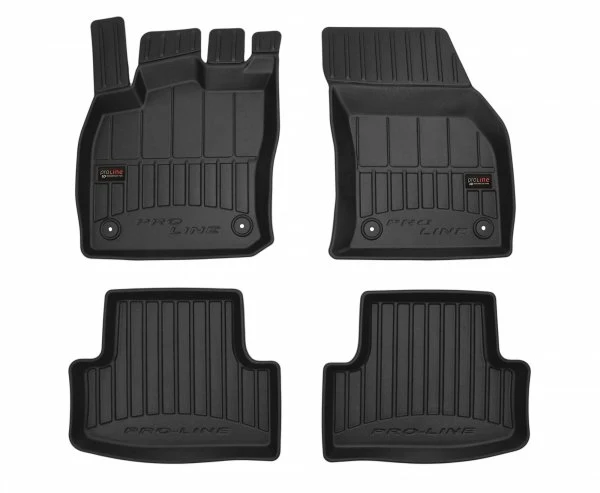 Gulvmatter Seat Ateca (2016-) – 3D Premium med sidekant | Frogum