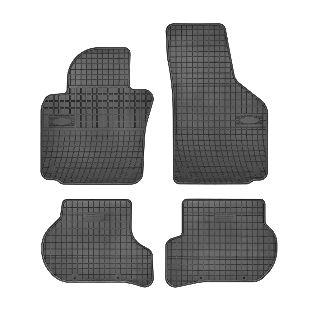 Gulvmatter Skoda Octavia II (2004-2013) – med sidekant på 1 cm | Frogum