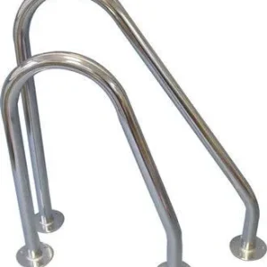 Haifinner 25mm h=500 w=320 rustfritt stål AISI 316 - 1 stk.