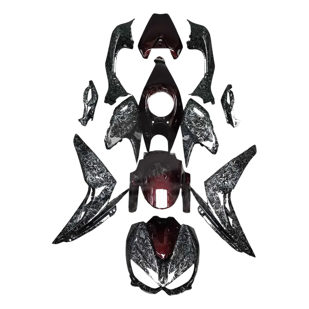 Injeksjon Fairing Kit Bodywork Plast Abs Fit Kawasaki Z1000 2014-2017