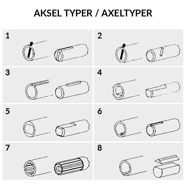 Jabsco, Impeller kit 6 aksler, Ø 57,0 mm, 12 blader, nitril/messing, 5929-0003-P