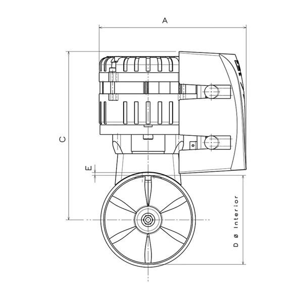 Max Power, Baugpropell Eco 130 Duo, 48V