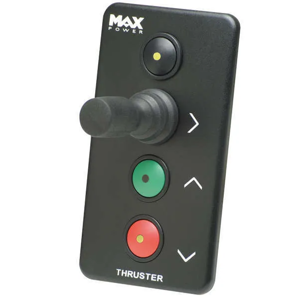 Max Power, Joystick Vip 150 og Compact Retract, svart, 12/24 V