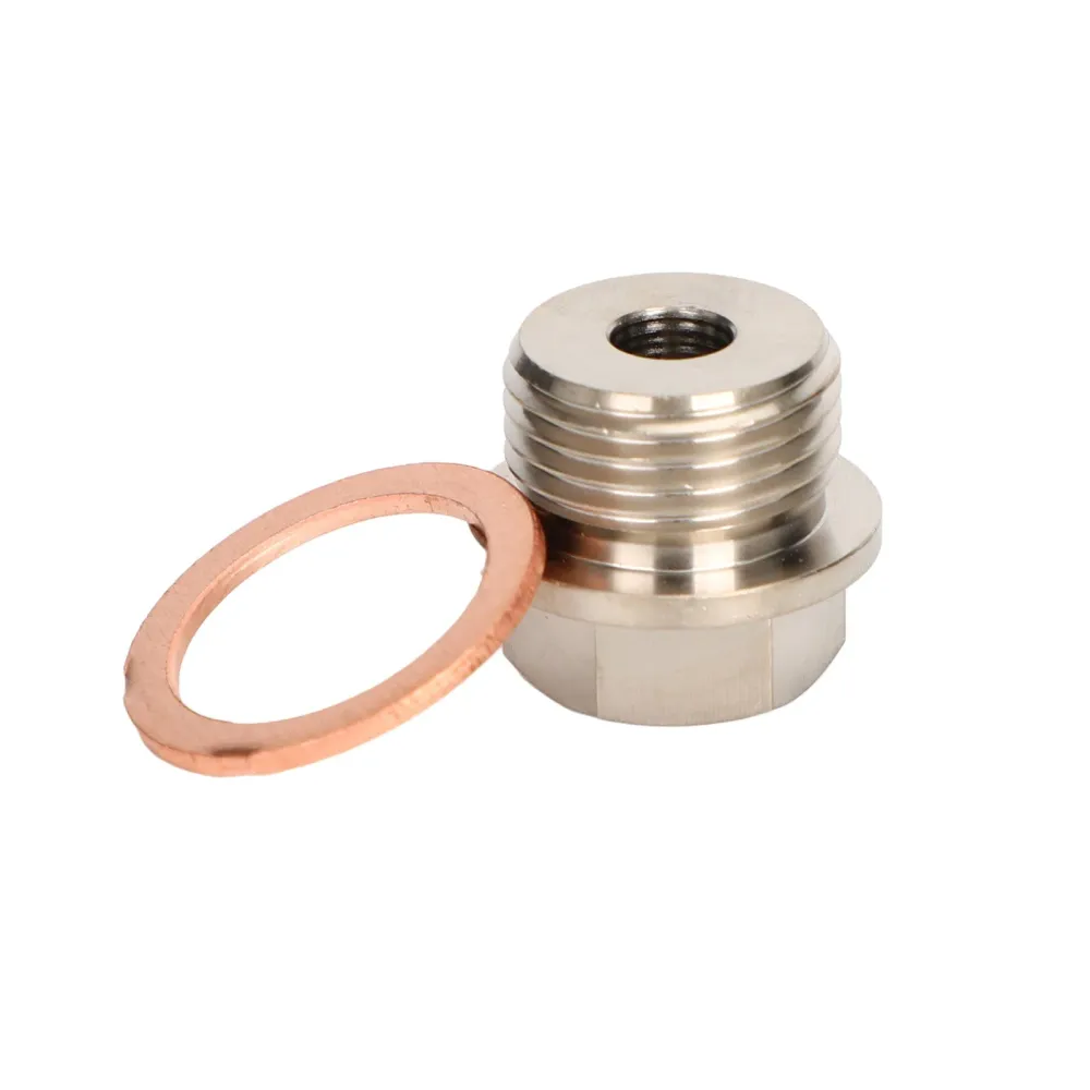 1/8" NPT til M18x1.5 hann trykk- og temperaturmåleradapter