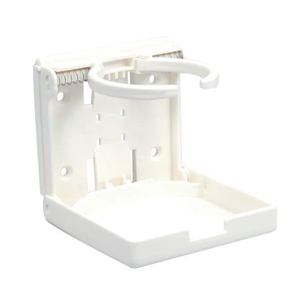 Sammenleggbar holder flasker og kopper, hvit, 10,0 cm x 10,0 cm