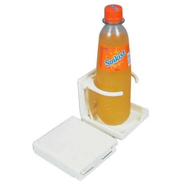 Sammenleggbar holder flasker og kopper, hvit, 10,0 cm x 10,0 cm