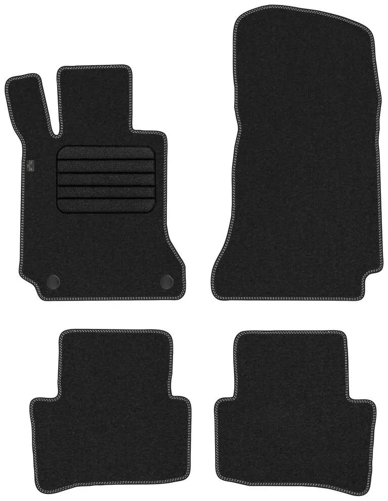 Stoffmatter Mercedes C (W204/S204) (2007-2014) – Premium Stoff - Textil