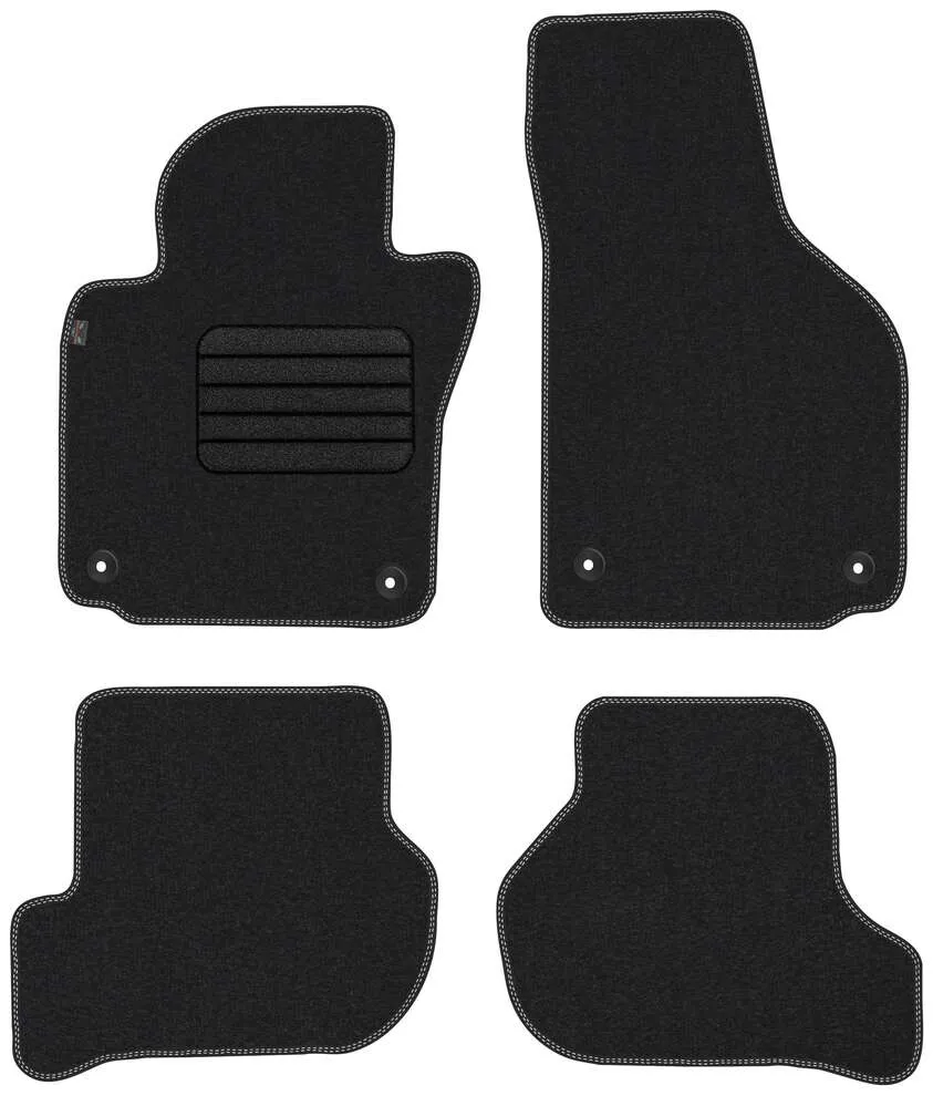 Stoffmatter Skoda Octavia II FL (2008-2012) – Premium Stoff - Textil