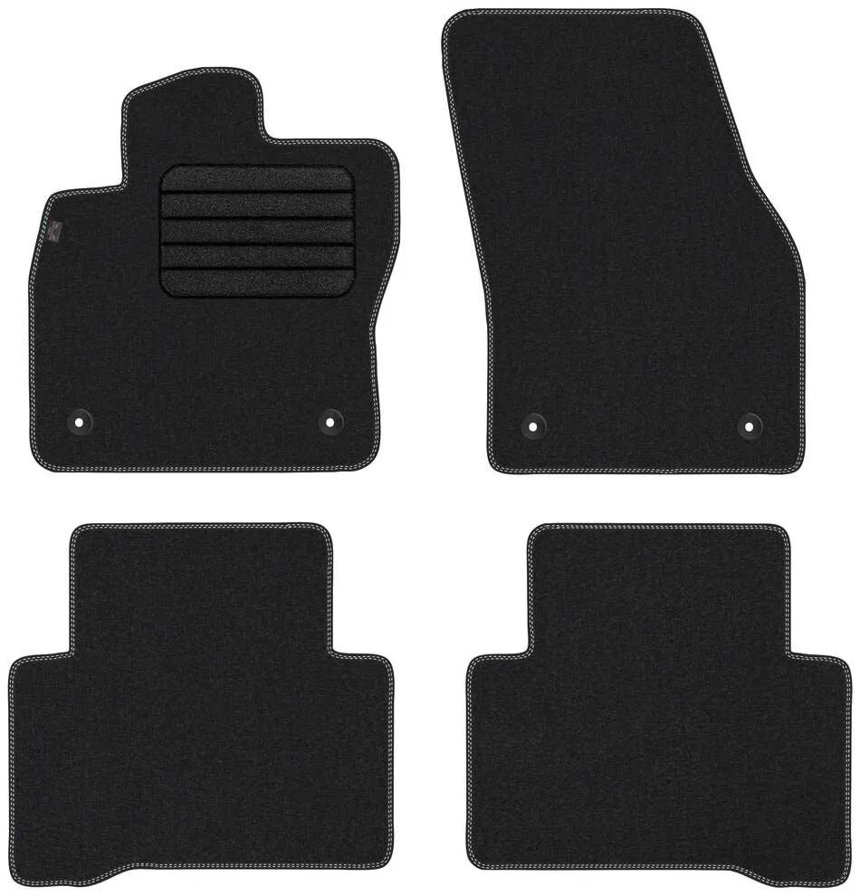 Stoffmatter Vw Touran II (2015-) – Premium Stoff - Textil