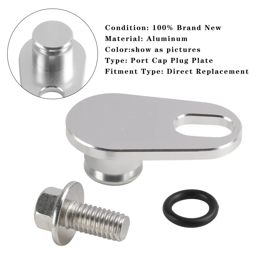 Supercharger Map Vacuum Port Cap Plate Plate LS SC Blower 551383 LSA LS9 LT4