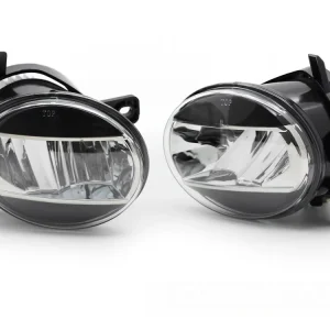 Takelys Audi A6 C6 04-11 - LED Svart Klart Glass