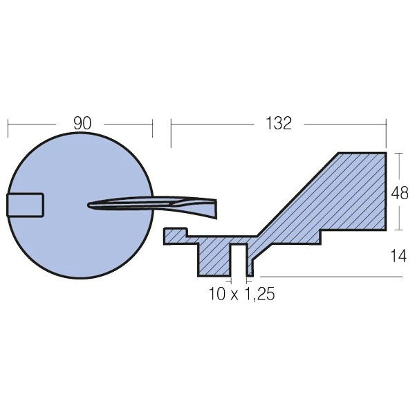 Tecnoseal, sink anode Yamaha 80-100 HK 4T, 67F-45371-00