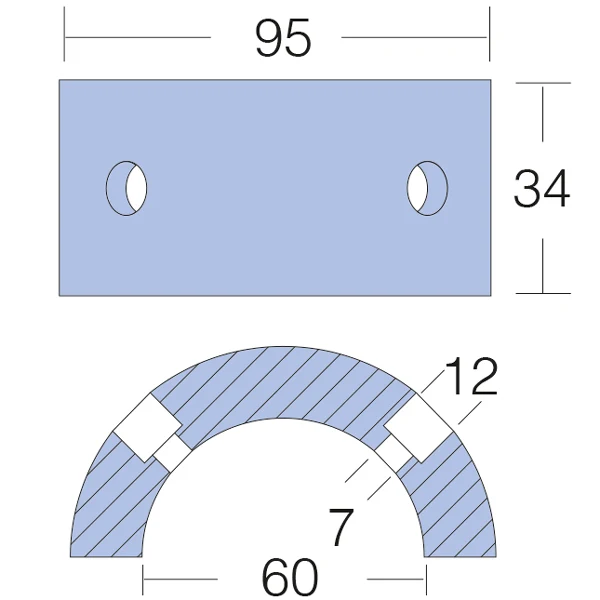 Tecnoseal, sink Gori ringanode 3-blads 18"-20", 1141448
