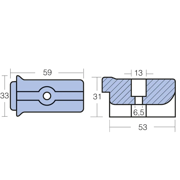 Tecnoseal, sink Volvo Sail drive 50s, 855105