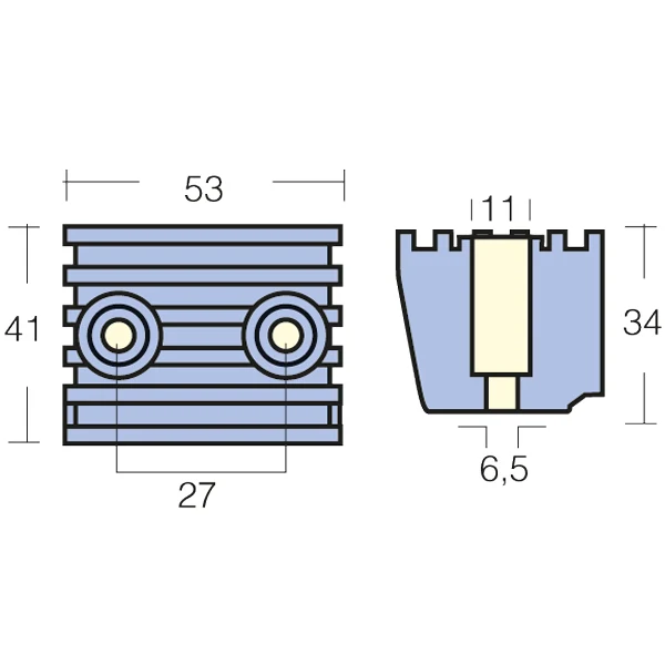 Tecnoseal, sinkanode DPX 53x41mm (873395)